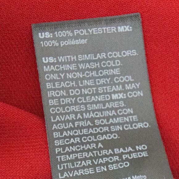 New! White House Black Market Sleeveless Satin Slip Dress in red, size 6 - Picture 11 of 13